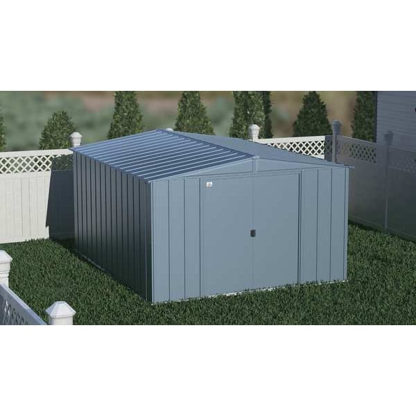 Arrow Storage Products Shed, Blue Gray, Assembled - CLG1012BG