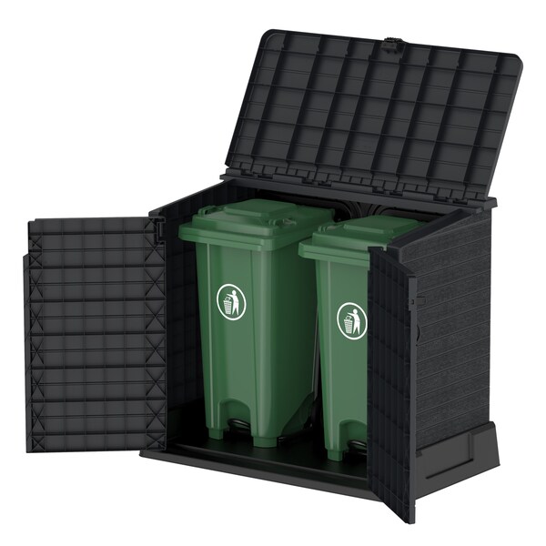 Duramax Storeaway 4 ft. 3 In. x 2 ft. 5 In. x 3 Ft 7 In. Resin Horizontal Storage Shed Gray - 86620