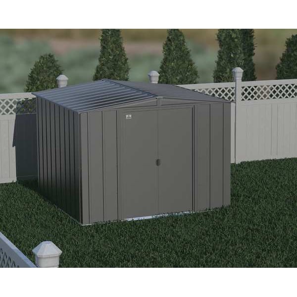 Arrow Storage Products Shed, Charcoal, Assembled - CLG88CC