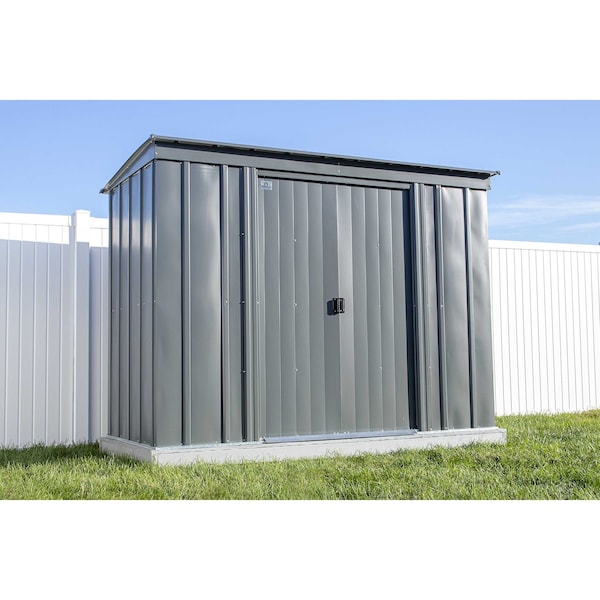 Arrow Storage Products Shed, Charcoal, Unassembled - CLP84CC