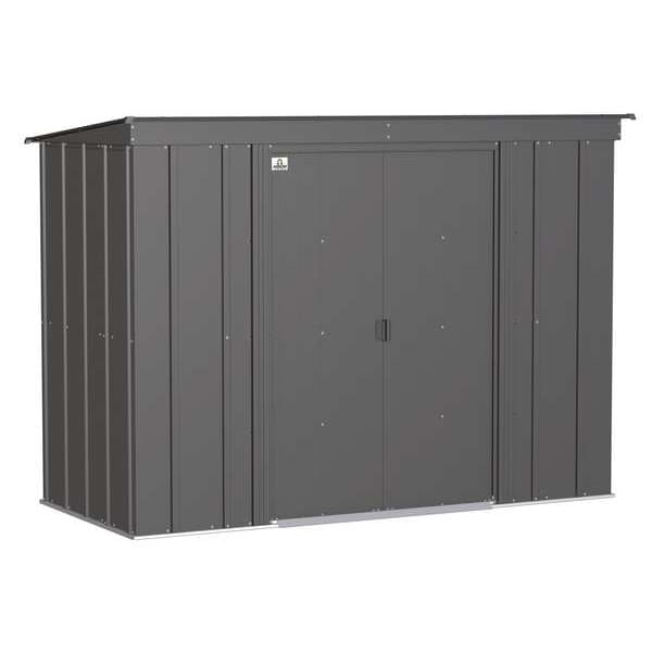 Arrow Storage Products Shed, Charcoal, Unassembled - CLP84CC