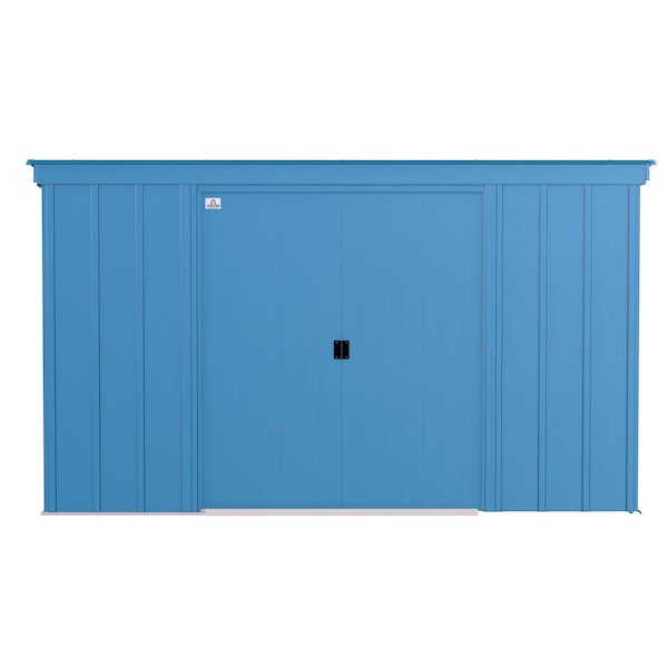 Arrow Storage Products Shed, Blue Gray, Unassembled - CLP104BG