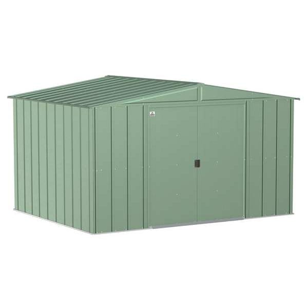 Arrow Storage Products 10x8 Classic Steel Storage Shed, Sage Green - CLG108SG