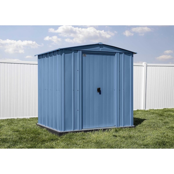 Arrow Storage Products Shed, Blue Gray, Unassembled - CLG65BG