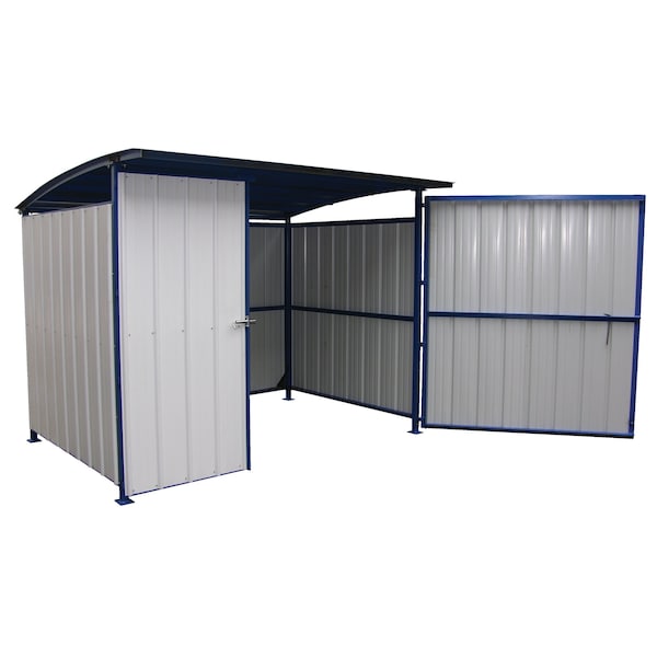 Vestil Steel Multi Duty Shed, Blue Frame - MDS-96-DR