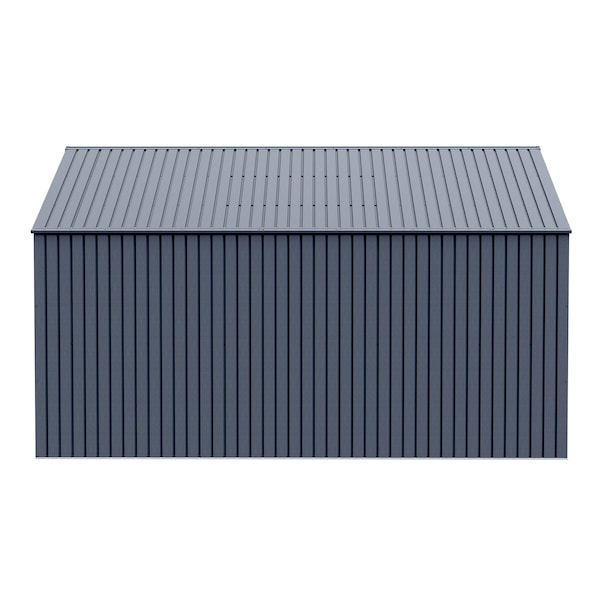Arrow Storage Products Elite Steel Storage Shed, 12x14, Anthracite - EG1214AN