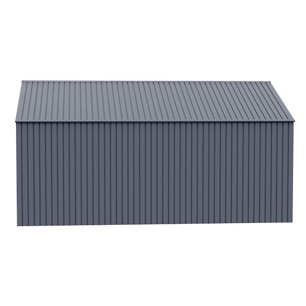 Arrow Storage Products Elite Steel Storage Shed, 12x16, Anthracite - EG1216AN