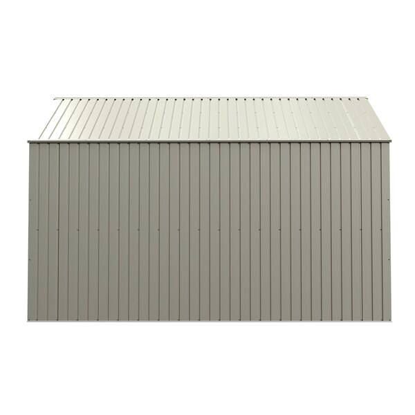 Arrow Storage Products Elite Steel Storage Shed, 12x12, Cool Grey - EG1212CG