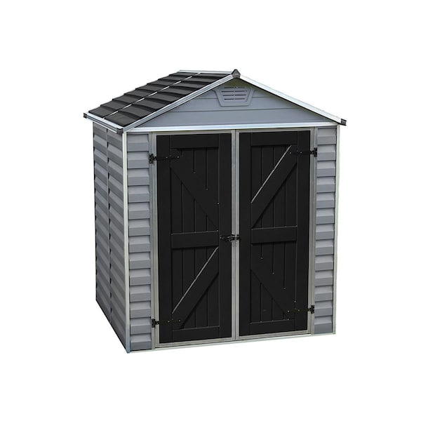 Palram Palram - Canopia HG9605GY SkyLight Storage Shed - 6 x 5 ft. - Gray - HG9605GY