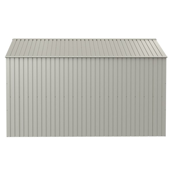 Arrow Storage Products Elite Steel Storage Shed, 10x12, Cool Grey - EG1012CG