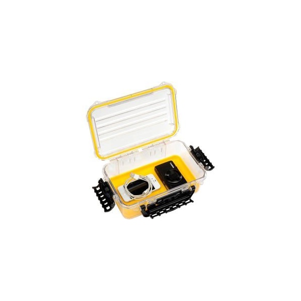 Plano Plano Guide Series Airtight & Waterproof Storage Case, 11"L x 7-1/4"W x 4"H, Yellow - 146000