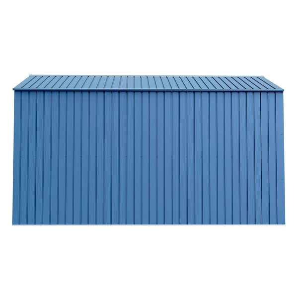 Arrow Storage Products Elite Steel Storage Shed, 10x12, Blue Grey - EG1012BG