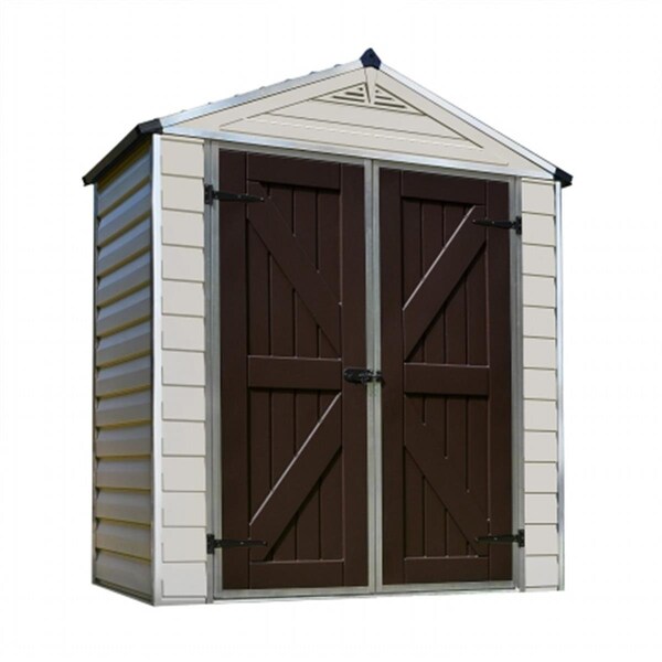 Palram Canopia  SkyLight Storage Shed - 6 x 3 ft. - Tan - HG9603T