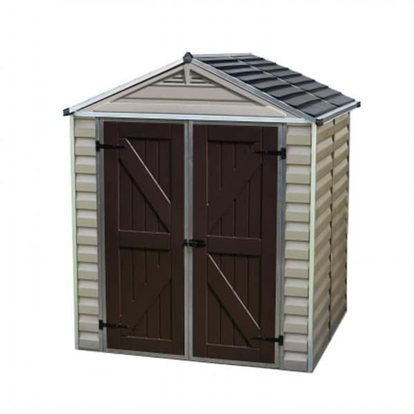 Palram Canopia  SkyLight Storage Shed - 6 x 5 ft. - Tan - HG9605T