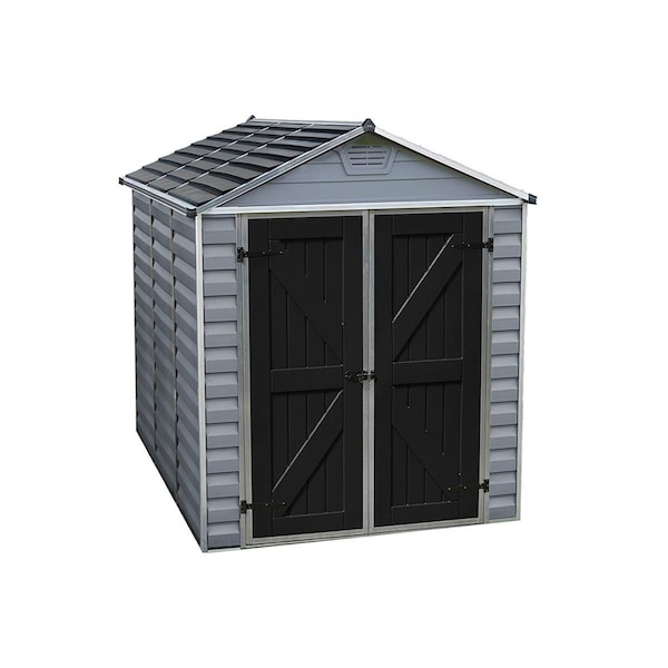 Palram Canopia SkyLight Storage Shed 6 x 8 ft. Gray - HG9608GY