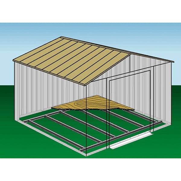 Arrow Storage Products Floor Frame Kit for 10 x 12 and 10 x 14 ft Sheds - FKE04