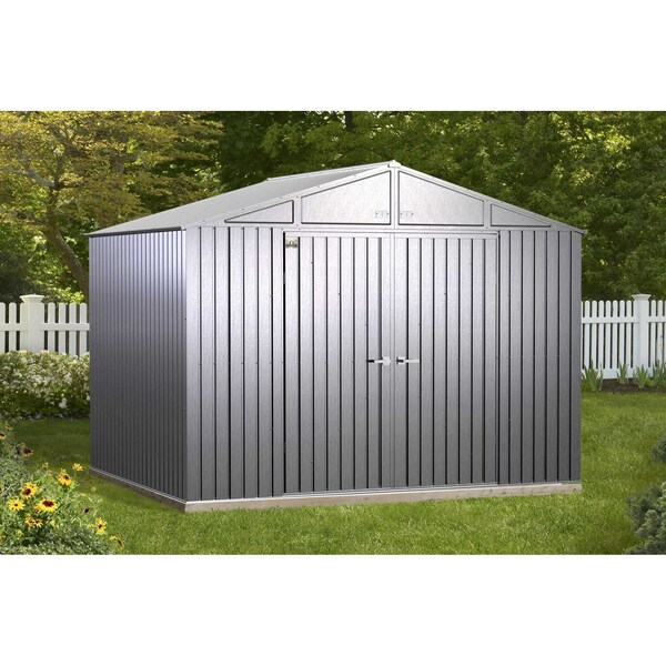 Arrow Storage Products 521 cu. ft. Steel Silver - EG108AB