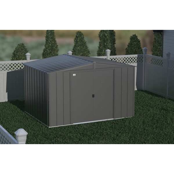 Arrow Storage Products Shed, Charcoal, Unassembled - CLG108CC