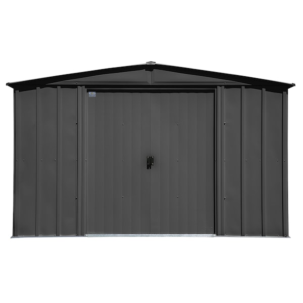 Arrow Storage Products Shed, Charcoal, Unassembled - CLG108CC