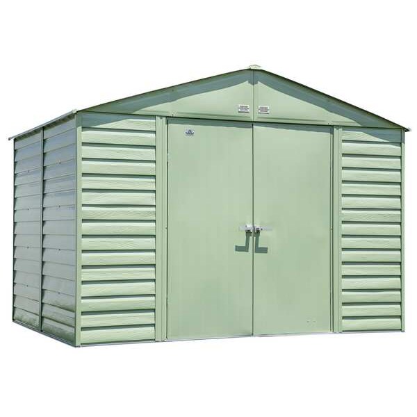 Arrow Storage Products 10x8 Select Steel Storage Shed, Sage Green - SCG108SG