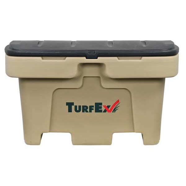 Turfex Storage Container, Polyethylene, Brown, 27 3/4 in H, 33.25 in W - 74057
