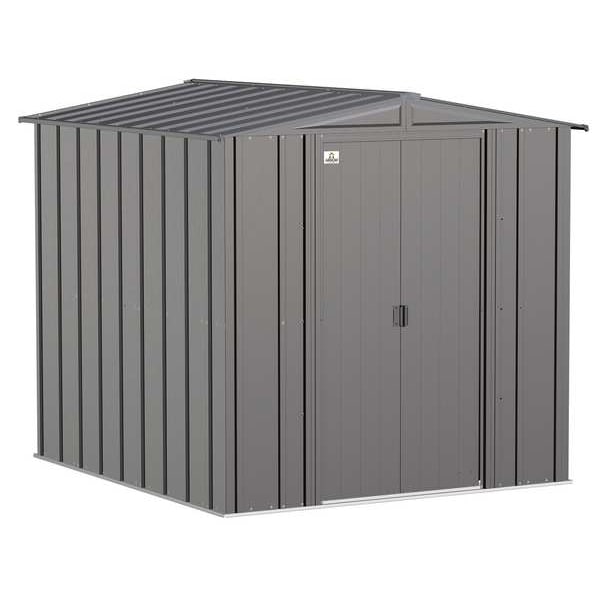 Arrow Storage Products Shed, Charcoal, Assembled - CLG67CC