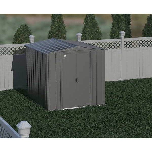 Arrow Storage Products Shed, Charcoal, Assembled - CLG67CC