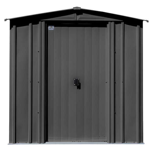 Arrow Storage Products Shed, Charcoal, Assembled - CLG67CC