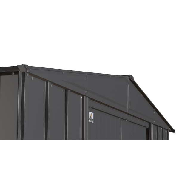 Arrow Storage Products Shed, Charcoal, Assembled - CLG67CC