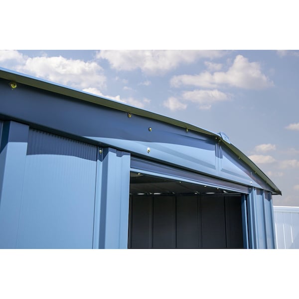 Arrow Storage Products 6x7 Classic Steel Storage Shed, Blue Grey - CLG67BG