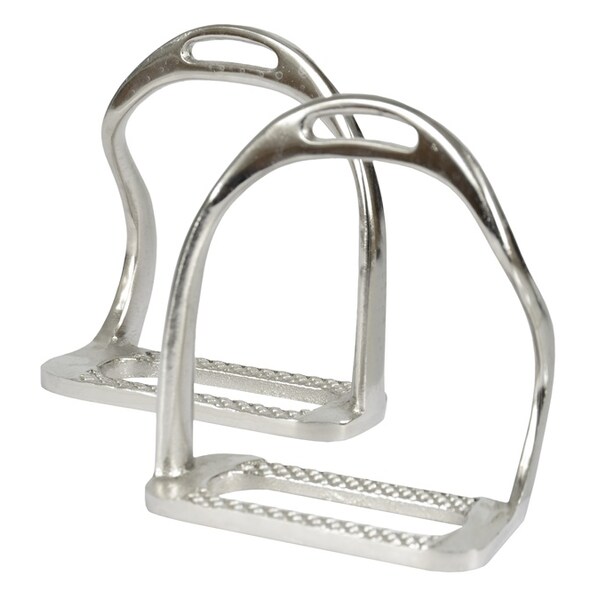 Jacks Imports Stainless Steel Safety Stirrups 4-1/4" - 824-4-1/4