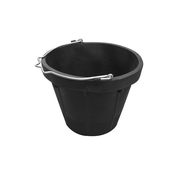 Qingdao Huatian Hand Truck MR 8QT BLK Rubb Bucket - MR8QR/BUCK-BLK