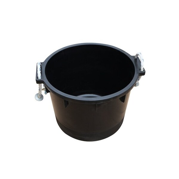 Qingdao Huatian Hand Truck MR 70QT BLK Muck Tub - MR70QP/TUB-BLK