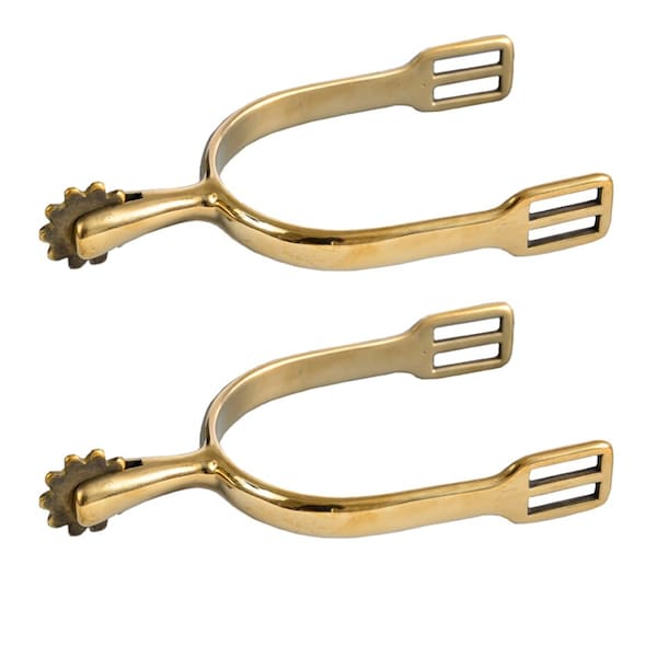 Jacks Imports German Silver Ladies Mild Rowel Spurs - 20241