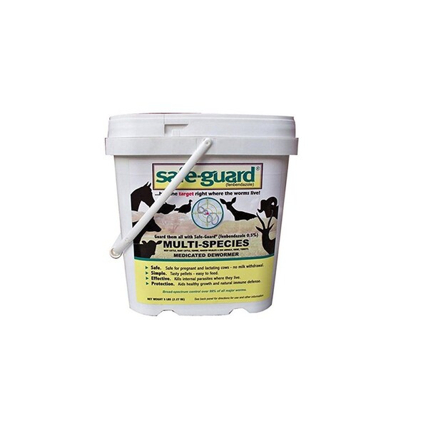 Safeguard Safe-Guard 0.5% Multi-species Dewormer Pellets 5-LB Pail - 11124488