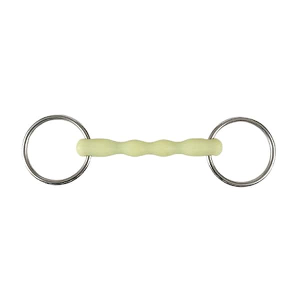 Jacks Imports Apple Ring Bit with Flexible Shaped Mouth 4-1/2" - 21300P-4-1/2