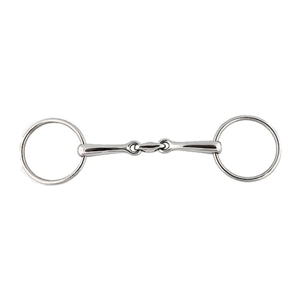 Jacks Imports Stainless Steel Horizontal Elliptical Link Bradoon Bit 5-3/4" - 20133-5-3/4