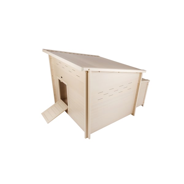 New Age Pet Farm Jumbo Fontana Chicken Barn, Tan - ECHK503_B