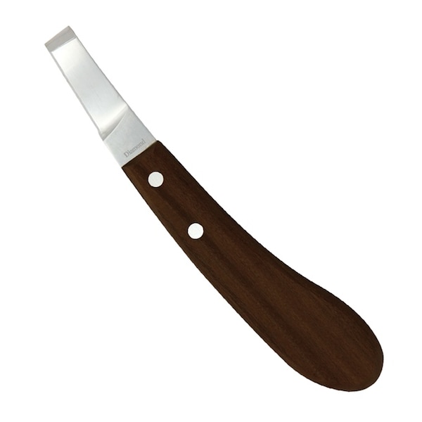 Diamond Farrier Wide Blade Hoof Knife LEFT HAND - 3842-L