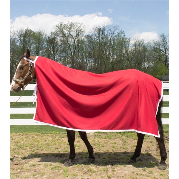 Curvon Horse Clothing Award Cooler Taped & Bound 84" x 90" BURGUNDY - 7015-BU