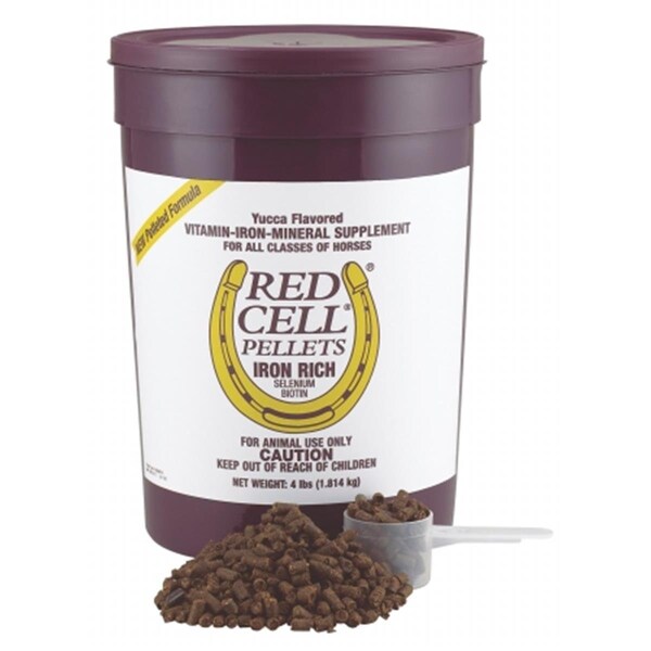 Big Bird Products Leather CPR Horse Health - Red Cell Pellets 4 Pound - 100506701 - BI196350