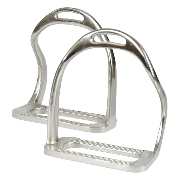 Jacks Imports Stainless Steel Safety Stirrups 4-1/2" - 824-4-1/2