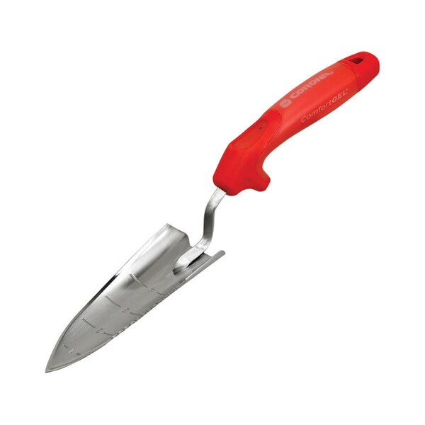 Corona Tools 13.3 in. Stainless Steel Transplanter; Red - 7760911