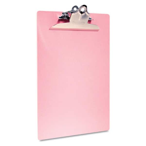 Saunders Manufacturing Co Inc Saunders 21800 SlimMate Recycled Portable Desktop  1'' Capacity  Holds 8 1/2w x 12h  Pink - 21800