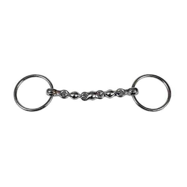 Jacks Jacks 755-5 Stainless Steel Waterford Ring Snaffle Bit - 5 in. - 755-5