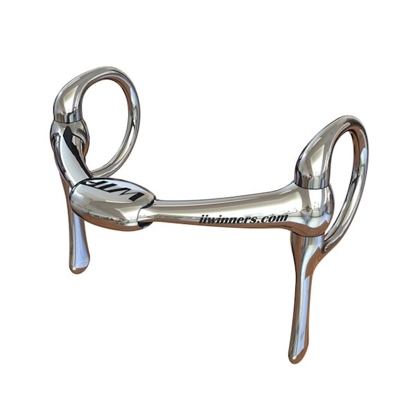 Winning Tongue Plate WTP (Winning Tongue Plate) Half Cheek Bit with Normal Plate 5" - 3290-5