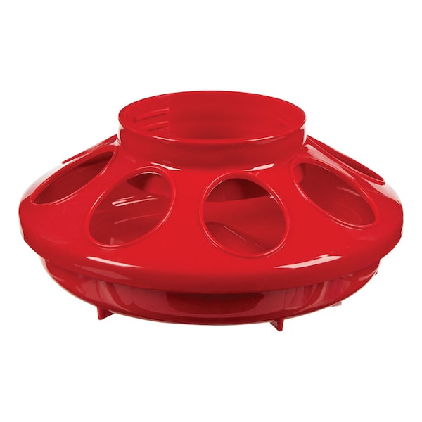 Little Giant Little Giant 1 qt Feeder Base For Poultry - 806RED