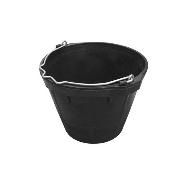 Qingdao Huatian Hand Truck MR 10QT BLK Rubb Bucket - MR10QR/BUCK-BLK