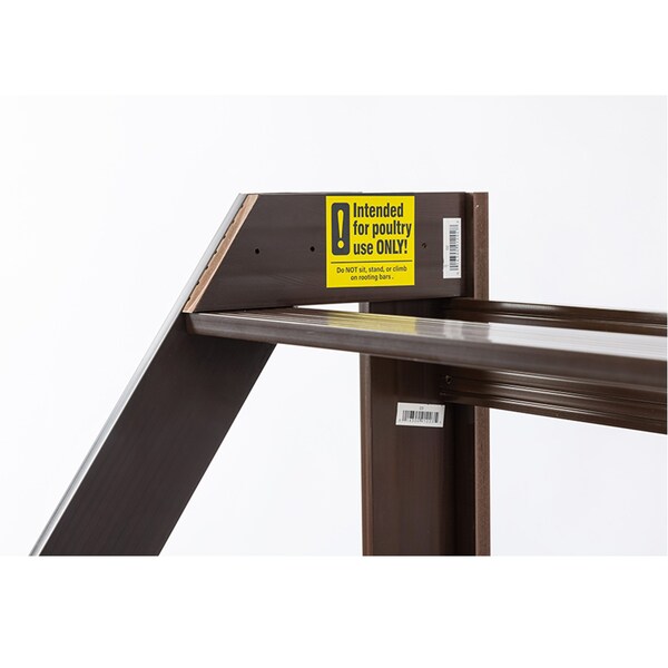 New Age Pet Restful Roost, L Shape Roosting Bar, Medium  Russet - EFCRRL30-09M