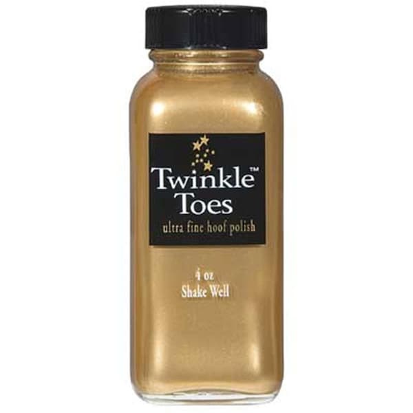 Peticare TP0555 4 oz Toes Satin Hoof Polish - Gold - PE3716894